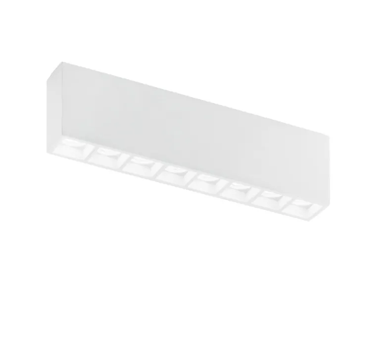 Plafonnier & Spot*Nedgis Plafonnier, Vertbois, plâtre, prêt à peindre, Monica, Rectangle 8, L39cm, H11cm - plâtre, brut à peindre