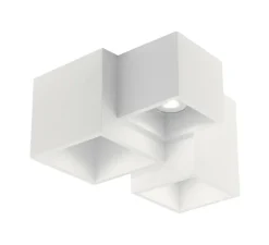 Plafonnier & Spot*Nedgis Plafonnier, Vertbois, plâtre, prêt à peindre, Charlotte, triple, L23cm, H15,3cm - plâtre, brut à peindre