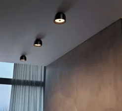 Plafonnier & Spot*Flos Plafonnier, Wan, , IP40, Ø11,5cm, H8,9cm - noir