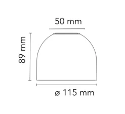 Plafonnier & Spot*Flos Plafonnier, Wan, , IP40, Ø11,5cm, H8,9cm - noir