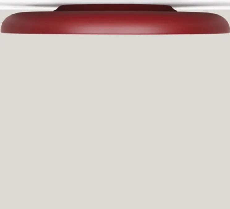 Plafonnier, Zero, rouge, LED, dim, 2700k, 6750 lm, Ø80cm, H8cm - Lumen Center Italia
