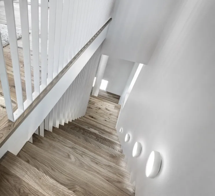 Plafonnier,applique, SHADOW 1, blanc, IP54, LED, 3000K, 1100lm, Ø15cm, H5cm - Light Point