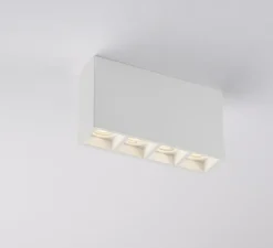 Plafonnier & Spot*Nedgis Plafonnier,Vertbois, plâtre, prêt à peindre, Monica, Rectangle 4, L21cm, H11cm - plâtre, brut à peindre