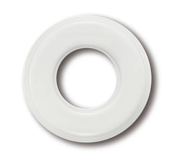 Prise|Interrupteur*Fontini Plaque, Garby Colonial, Garby & Dimbler, Simple, Porcelaine blanc, Interrupteur et prise, L10cm, H10cm -