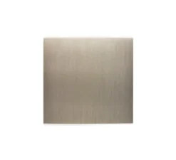 Prise, Confidence, Simple, Acier brossé, Obturateur, L8cm, H8cm - Modelec