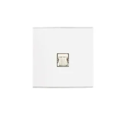 Prise*Modelec Prise, Confidence, Simple, Blanc, Prise-RJ45 x1, L8cm, H8cm -