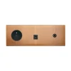 Prise, Confidence, Triple horizontal, Vieux bronze, Prise-2P+T x1, Prise-RJ45 x1, Prise-TV x1, L15,1cm, H8cm - Modelec