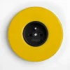 Prise*Zangra Prise, Feel Good, Simple, Jaune, Prise-2P+T x1, Noir, L10cm, H10cm -