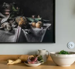 Prise, Garby Colonial, Simple, Porcelaine blanc, Prise-PC x1, L6,45cm, H6,45cm - Fontini