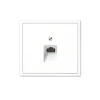 Prise, LS 990, Simple, Blanc mat, Prise-RJ45 x1, L8,1cm, H8,1cm - Jung