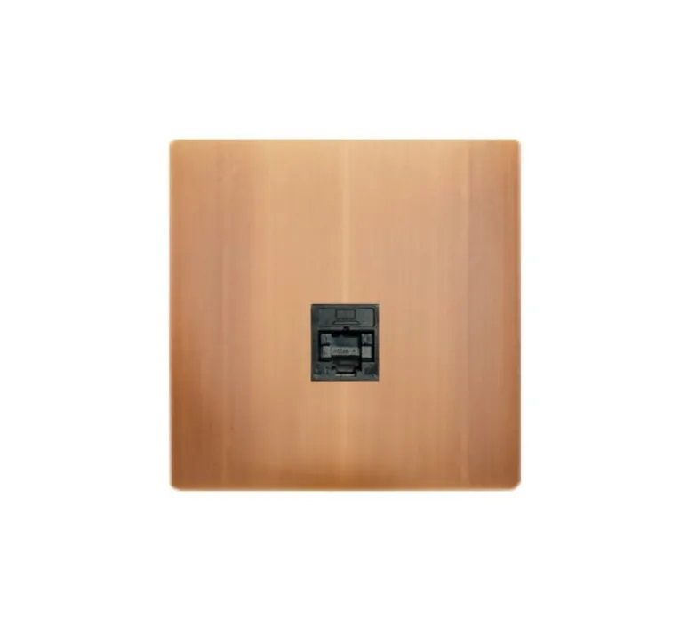 Prise*Modelec Prise, M, Simple, Vieux bronze, Prise-RJ45 x1, L8cm, H8cm -