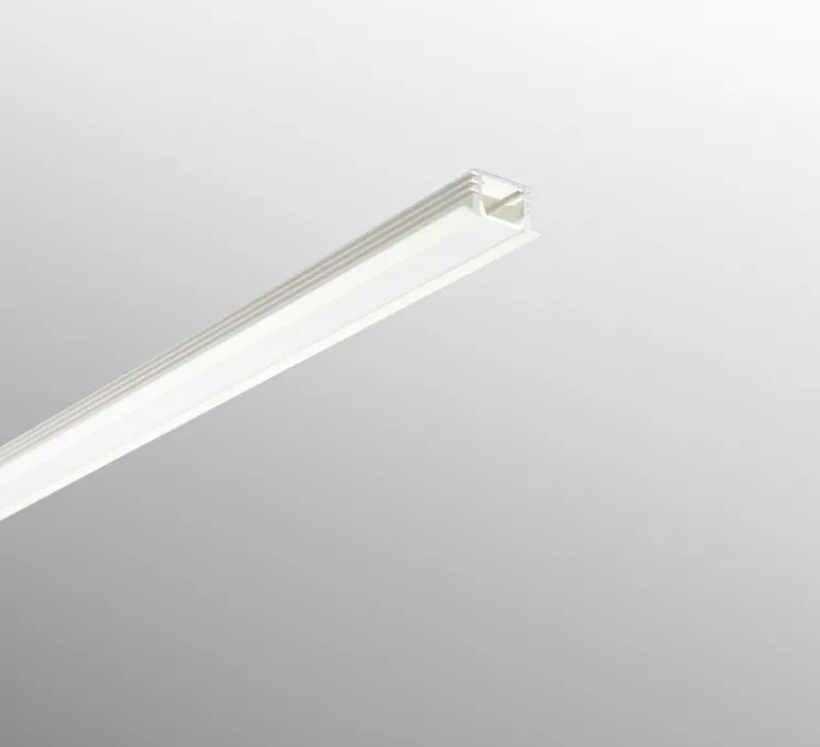 Profilé, Berlino, blanc, L200cm, H1,2cm - Nedgis