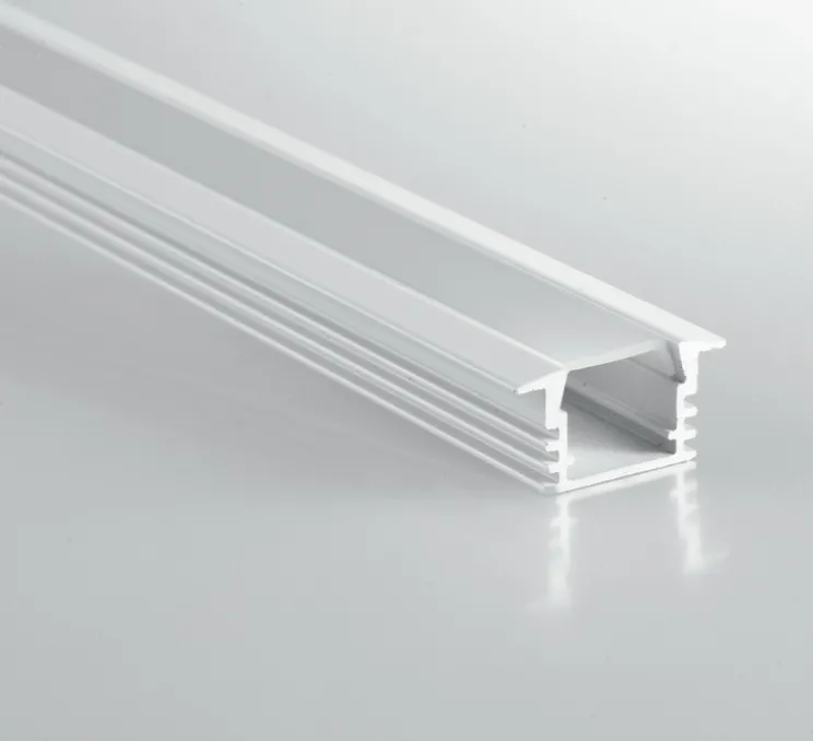 Profilé, Berlino, blanc, L200cm, H1,2cm - Nedgis