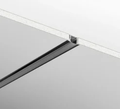 Profilé, Berlino, noir, L200cm, H1,2cm - Nedgis