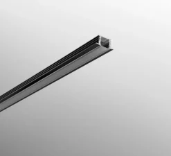 Profilé, Berlino, noir, L200cm, H1,2cm - Nedgis