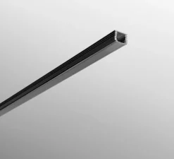 Profilé, Roma, noir, L200cm, H1,2cm - Nedgis