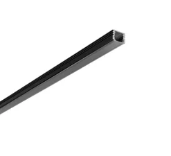 Profilé, Roma, noir, L200cm, H1,2cm - Nedgis