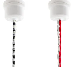 Rosace & Câble*Zangra Rosace, ceilingcup.003, , Ø6cm, H5cm - Studio blanc