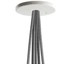 Rosace & Câble*Zangra Rosace, ceilingcup.011, , Ø10cm, H1cm - Studio blanc