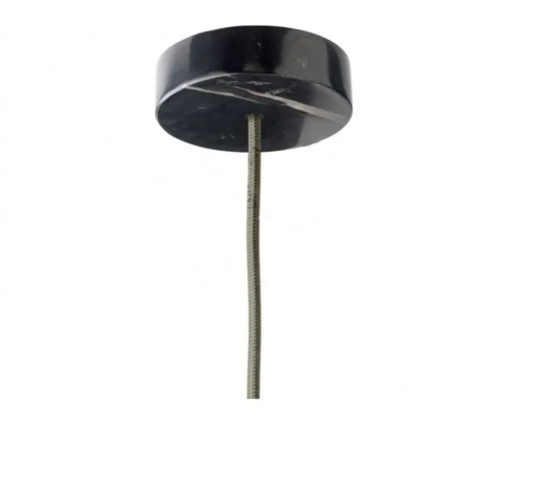 Rosace & Câble*Zangra Rosace, ceilingcup.024, , Ø11cm, H3cm - marbre noir