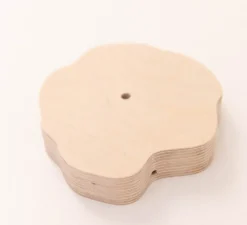 Rosace, Nénuphar, naturel, Ø13cm, H3cm - Little Anana