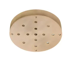 Rosace & Câble*Ebb and Flow Rosace, ronde multiple, S, 13 connexions, , Ø20cm, H5cm - laiton