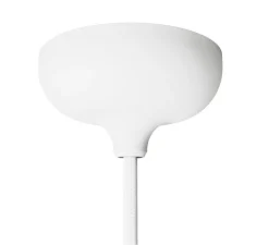 Rosace & Câble*Creative Cables Rosace simple, série silicone, , avec sortie centrale et latérale, Ø8,8cm, H4,65cm - Blanc