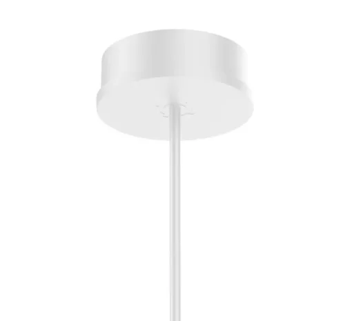 Rosace, Single, pour suspension, blanc, cylindrique en saillie, Ø8,4cm, H2,9cm - Wever & Ducré