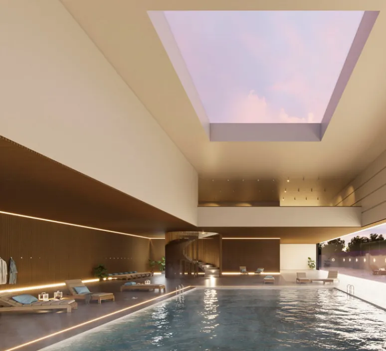 Plafonnier & Spot*Beneito Faure Ruban LED, FINE 74, , IP67, LED, dim, 3000K, 2600 lm, L1000cm, H2cm - blanc