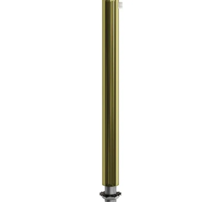 Serre-câble cylindrique, série métal, laiton, Ø1,3cm, H15cm - Creative Cables