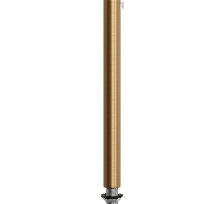 Serre-câble cylindrique, série métal, bronze satiné, Ø1,3cm, H15cm - Creative Cables