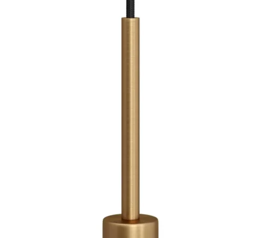 Serre-câble cylindrique, série métal, bronze satiné, Ø1,3cm, H15cm - Creative Cables