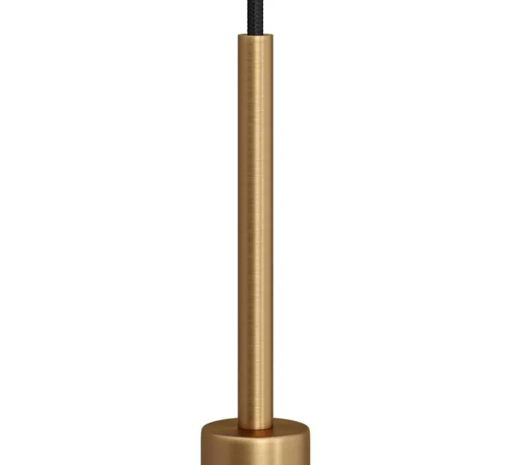 Serre-câble cylindrique, série métal, bronze satiné, Ø1,3cm, H15cm - Creative Cables