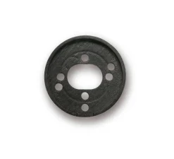 Socle pour interrupteur et prise, Do, Simple, Hêtre obscurci, L6,4cm, H6,4cm - Fontini
