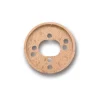 Socle pour interrupteur et prise, Do, Simple, Hêtre naturel, L6,4cm, H6,4cm - Fontini