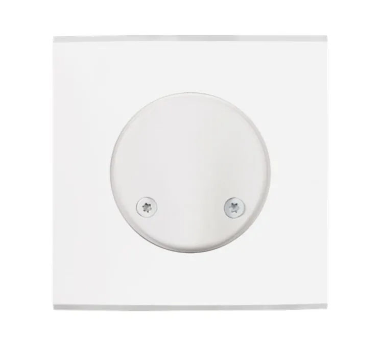 Sortie de câble, Confidence, Simple, Blanc, Sortie de câble x1, L8cm, H8cm - Modelec