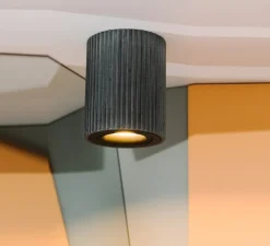 Plafonnier & Spot*GANTLights Spot, [S2], Gris Foncé, Ø10cm, H13cm - Dark grey concrete