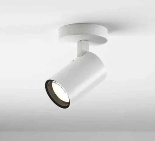 Spot, applique ou plafonnier, Aqua Single, blanc, Ø9cm, H15.1cm, IP44 - Astro Lighting
