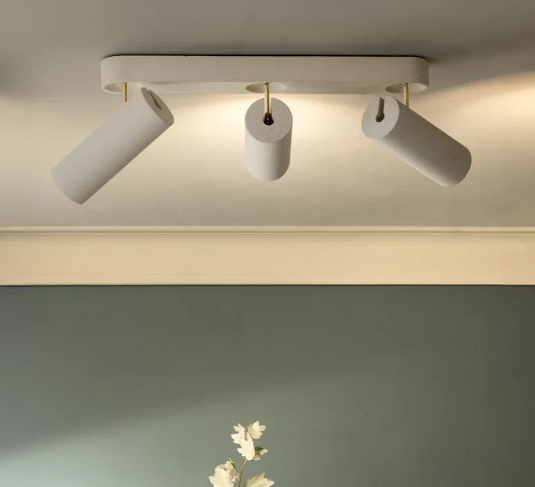 Plafonnier & Spot*Plato Design Spot, Argia Maxi, , L45cm, H21cm - blanc