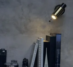 Plafonnier & Spot|Applique*DCW éditions Paris Spot, Biny spot LED, , avec interrupteur, 2700k, L6,5cm, H15,4cm - Dcw editions noir et or