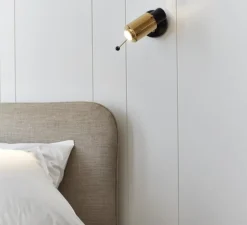 Plafonnier & Spot|Applique*DCW éditions Paris Spot, Biny Spot, , L6,5cm, H15,4cm - DCW éditions noir et or