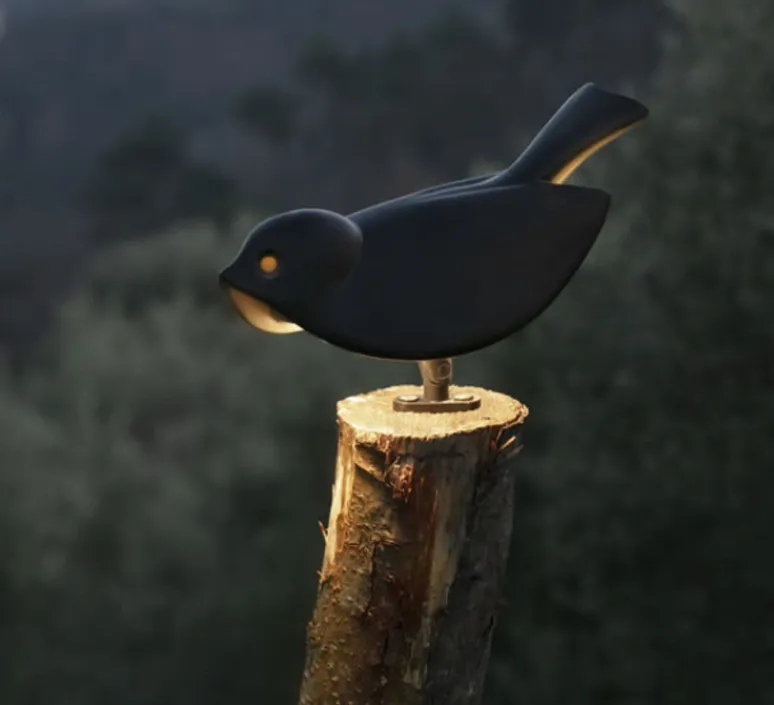 Plafonnier & Spot*Toscot Spot, Chirp, , IP55, LED, 2700K, 360 lm, L19,5cm, H10cm - noir