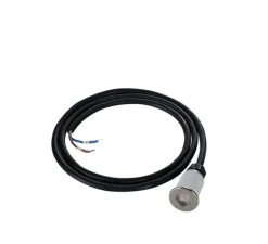 Plafonnier & Spot*SLV Spot de marche encastrable, Dasar 370, , IP67, LED, 3000K, 120 lm, Ø3,7cm, H8cm - inox