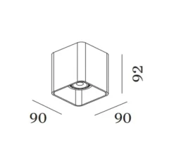 Spot, Docus 1.0 PAR16, blanc, L9cm, H9,2cm - Wever&Ducré