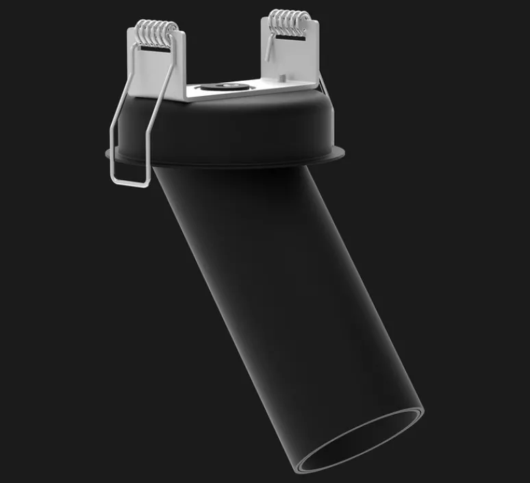 Plafonnier & Spot*Doxis Spot en saillie, Tektus 45 Recessed, mat, dim, LED, 2700K, 124lm, Ø4,5cm, H11,3cm - noir