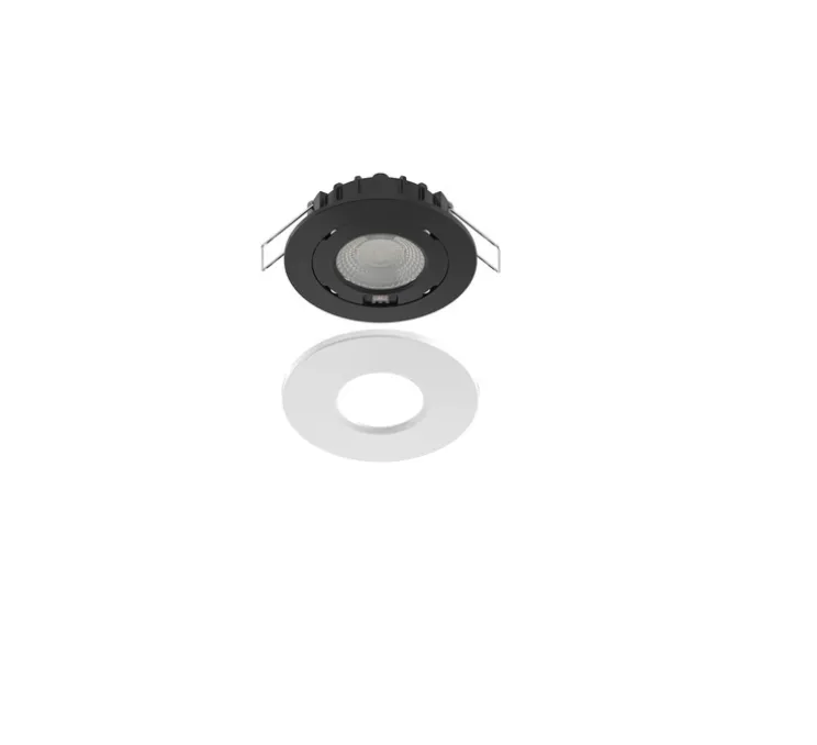 Spot encastrable, Andro Slim, blanc, IP65, LED, dim, 2700-4000K, 650 lm, Ø8,8cm, H3,15cm - Solum