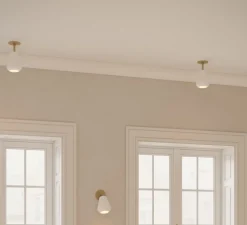 Spot encastrable, Anoli, or nordique, blanc, Ø10cm, H18,5cm - Nuura