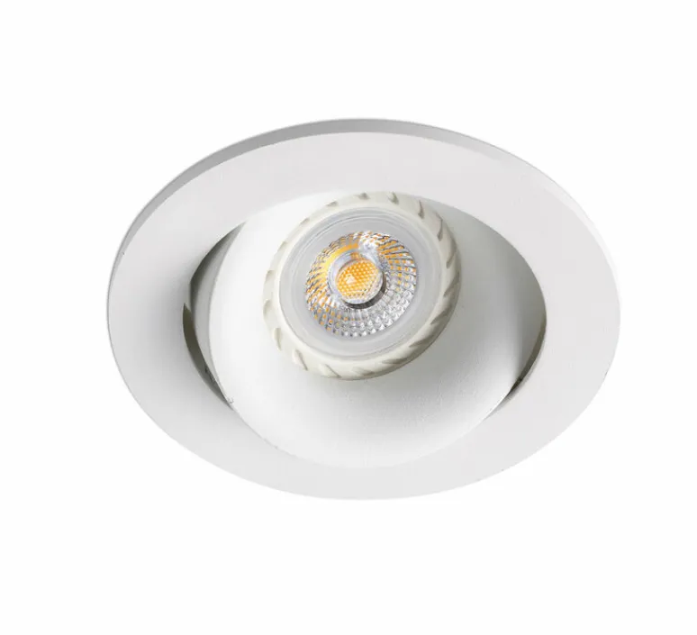 Plafonnier & Spot*Faro Spot encastrable, Argón R, , Ø11,4cm, H4cm - blanc
