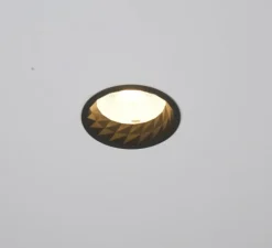 Plafonnier & Spot*DARK Spot encastrable, Atsji, , IP44, LED, dim, 2700k, 1000 lm, Ø9,2cm, H7,5cm - noir