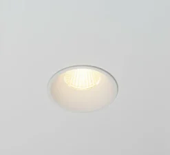 Plafonnier & Spot*DARK Spot encastrable, Atsjoem, , IP44, LED, dim, 2700k, 780 lm, Ø7,75cm, H9cm - blanc
